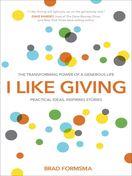 Title details for I Like Giving by Brad Formsma - Wait list